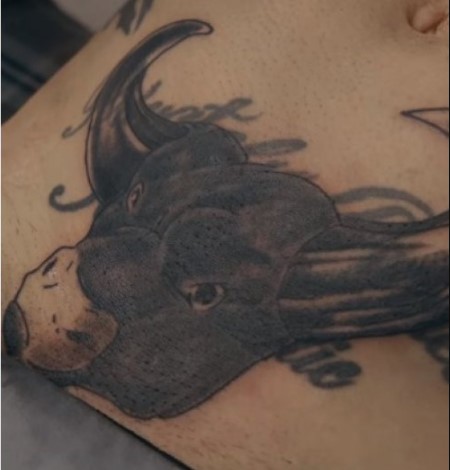 John Finlay tattoo: Bull's Head