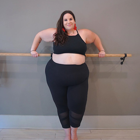 Whitney Thore does not want to be praised for weight loss.