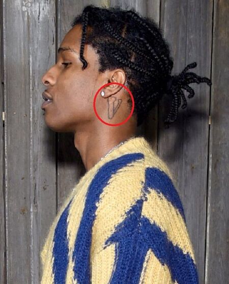 ASAP Rocky Vlone Tattoo.