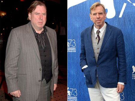 Timothy Spall before and after weight loss.