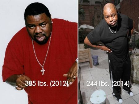 Biz Markie before and after weight loss.