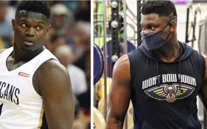 NBA New Orleans Pelicans Zion Williamson before and after weight loss and diet