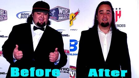 Chumlee before and after weight loss.