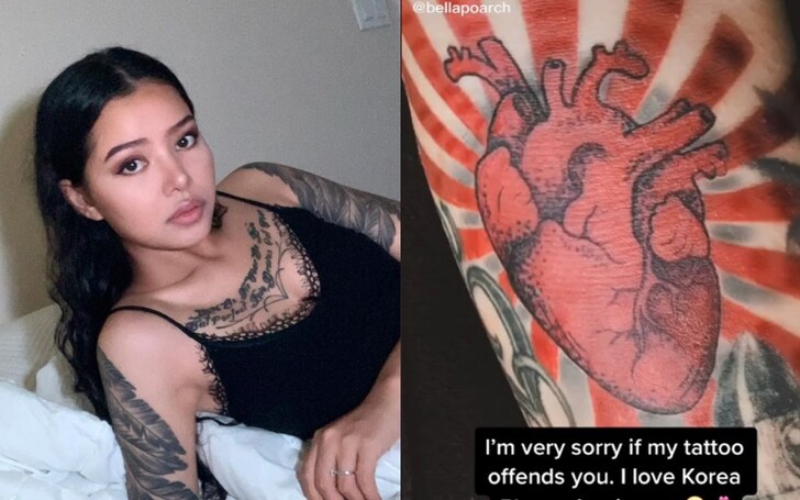 Bella Poarch Tattoo Controversy Explained - Cancel Korea Drama, Apology, Red Rising Sun!
