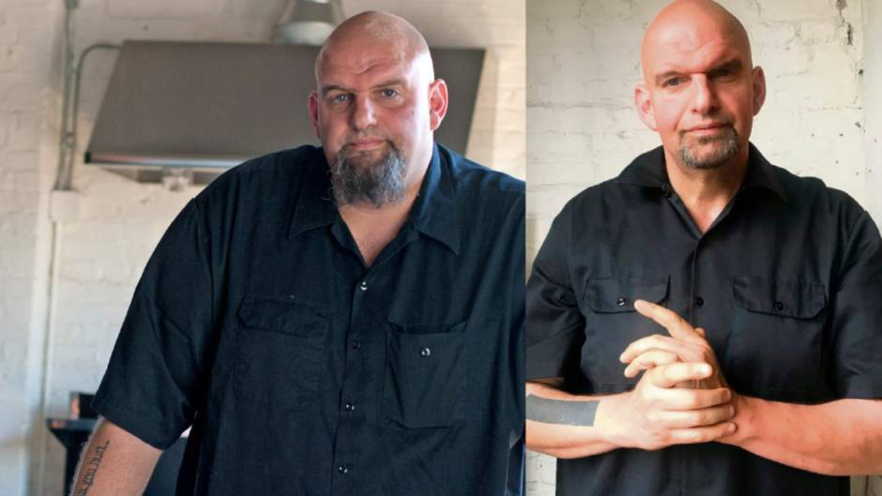 John Fetterman before and after weight loss.