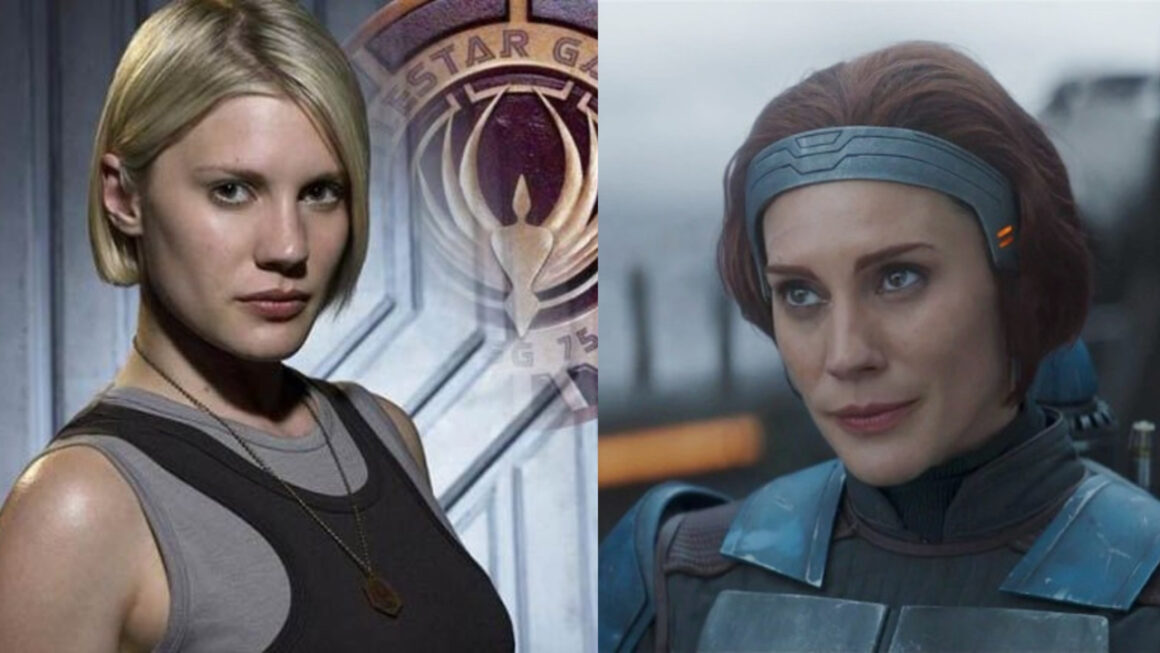 Katee Sackhoff before and after alleged plastic surgery.