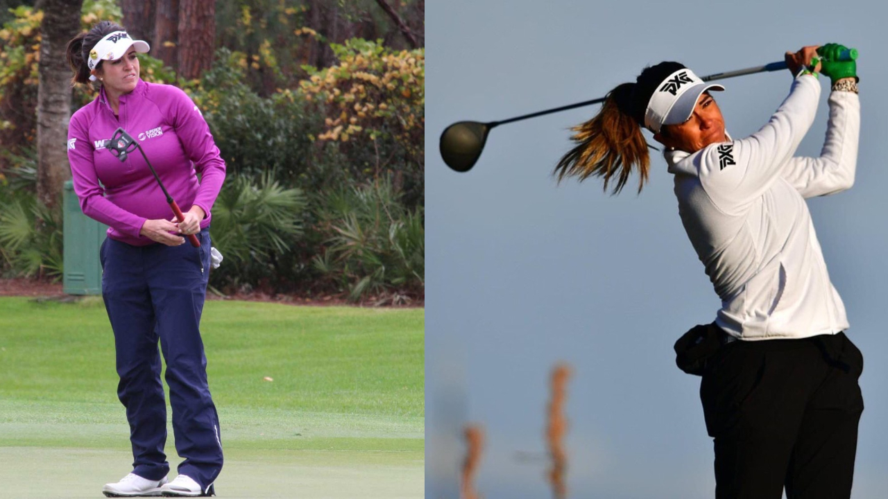 LPGA golfer Gerina Piller before and after weight loss.