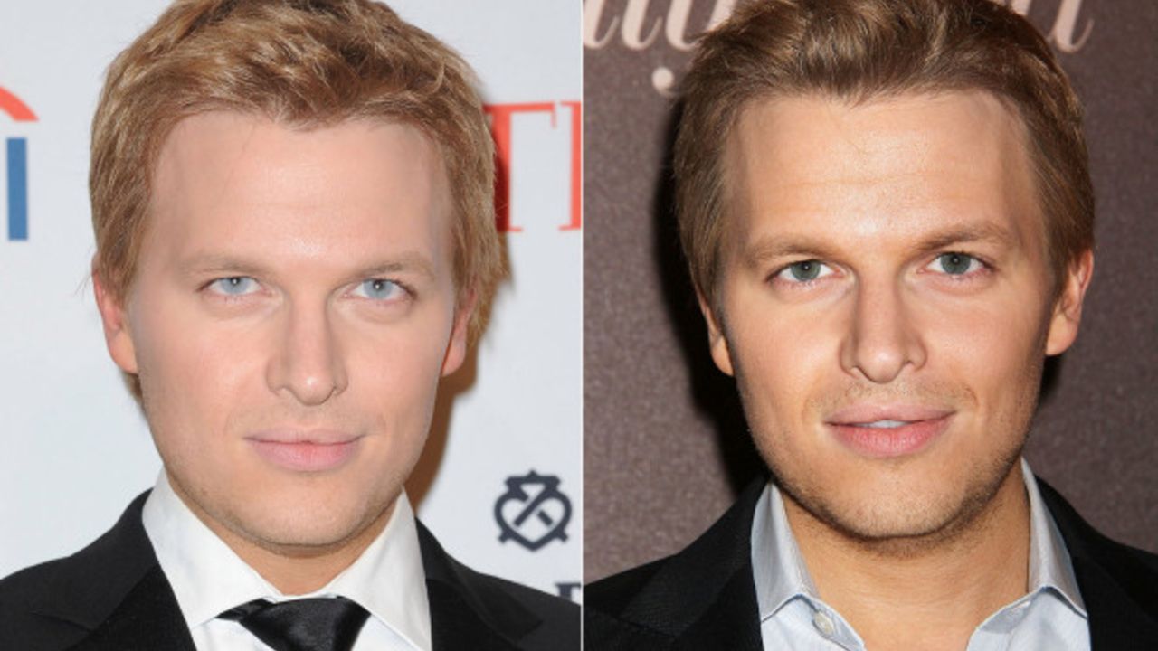 Ronan Farrow's eye color is supposedly fake.