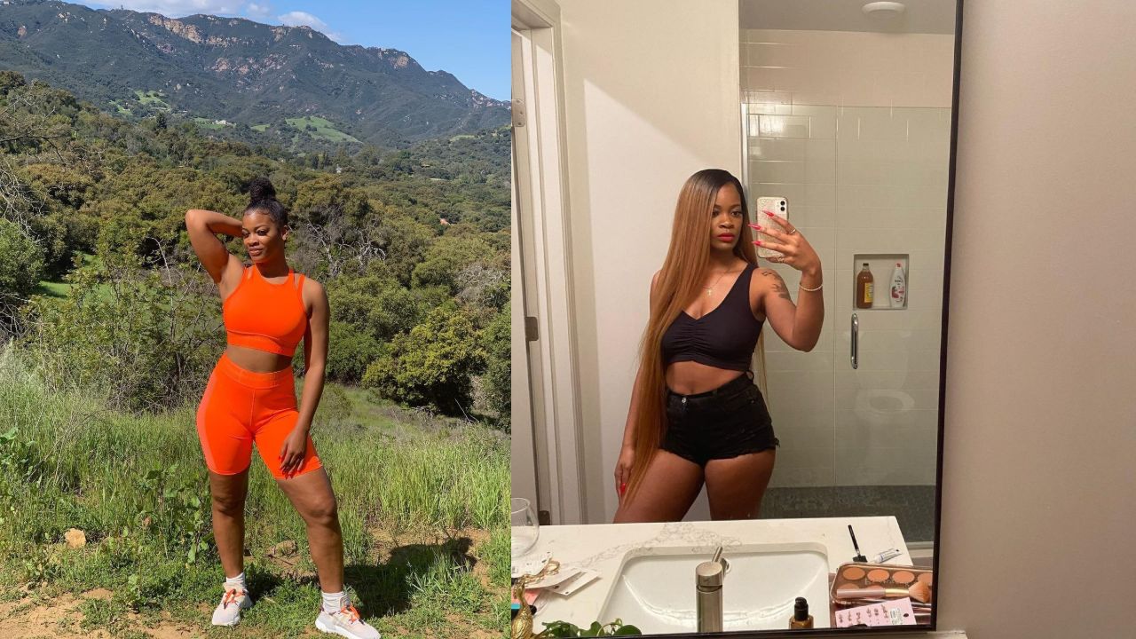 Ari Lennox before and after weight loss.