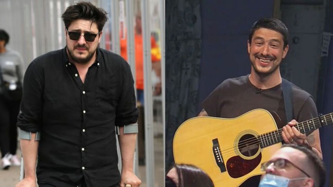 Marcus Mumford before and after weight loss.