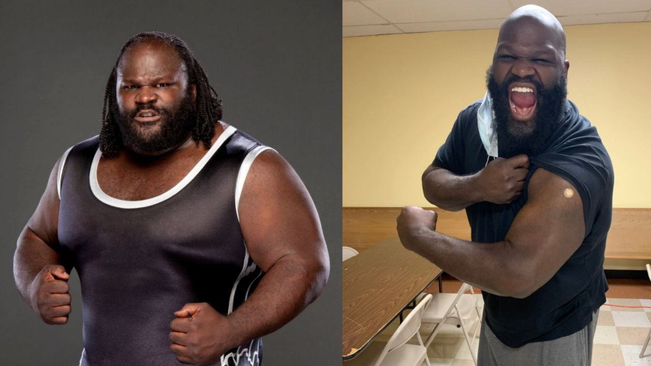 Mark Henry before and after 80 pounds weight loss.