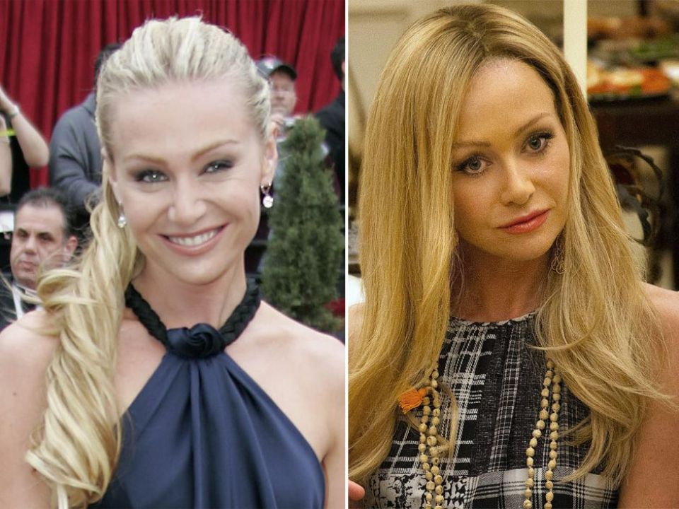 Portia De Rossi before and after plastic surgery.