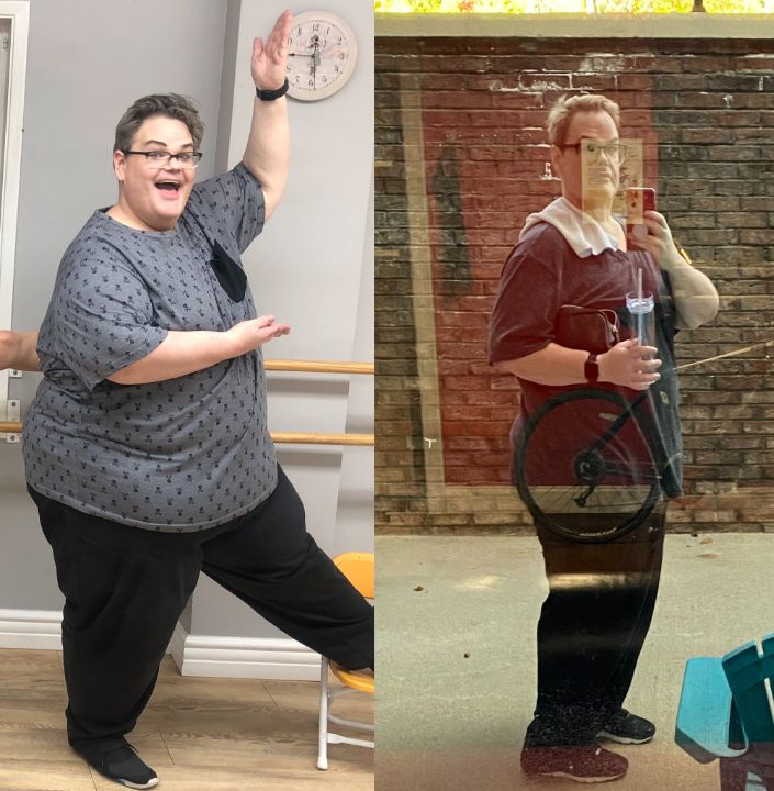 Darienne Lake before and after weight loss.