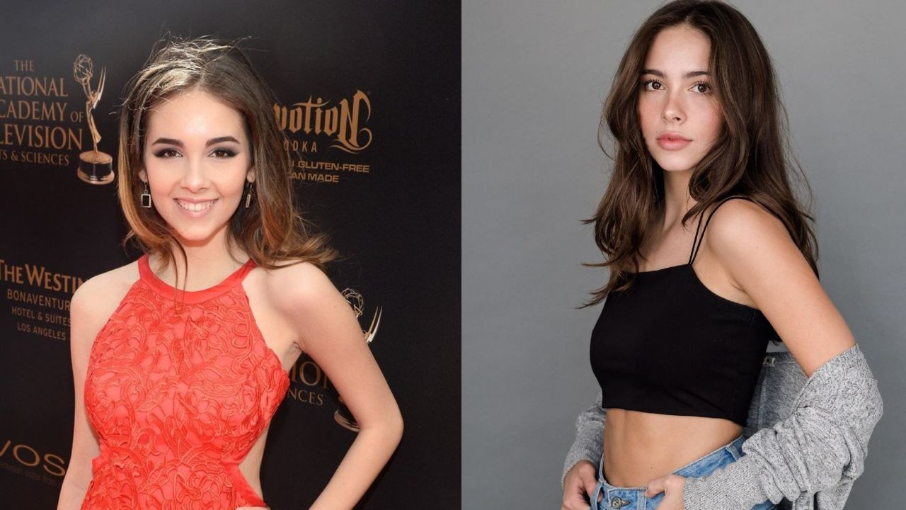 Haley Pullos before and after alleged plastic surgery.