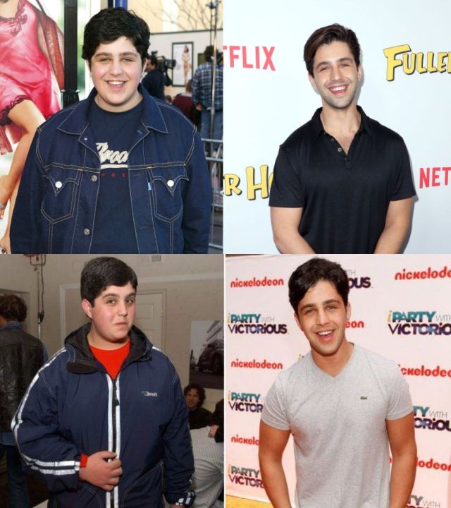 Josh Peck before and after 100 Pounds weight loss.