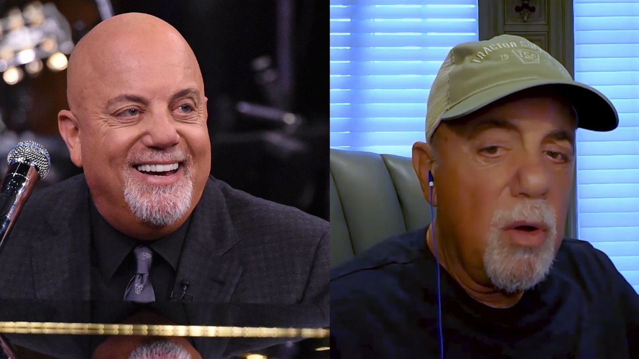 Billy Joel before and after 50 pounds weight loss in 2021.