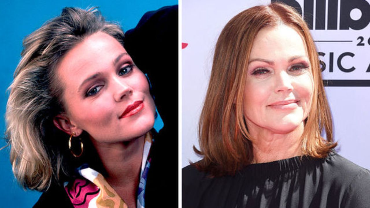 Belinda Carlisle before and after alleged plastic surgery.