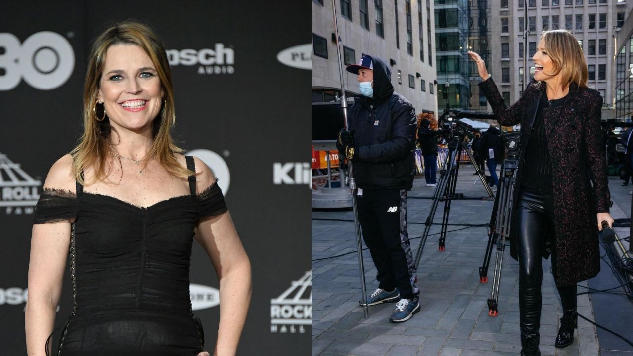 Savannah Guthrie before and after weight loss.
