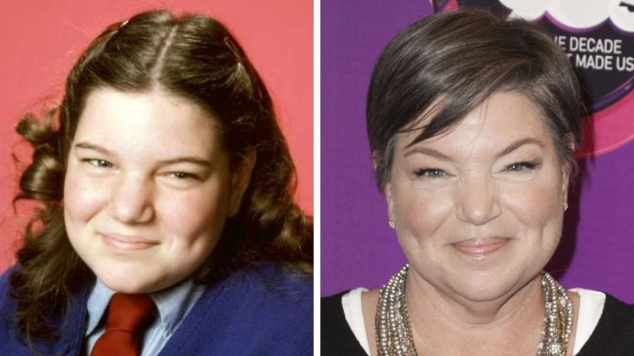Mindy Cohn before and after alleged plastic surgery.
