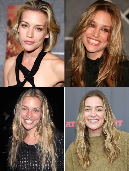 Piper Perabo before and after alleged plastic surgery.