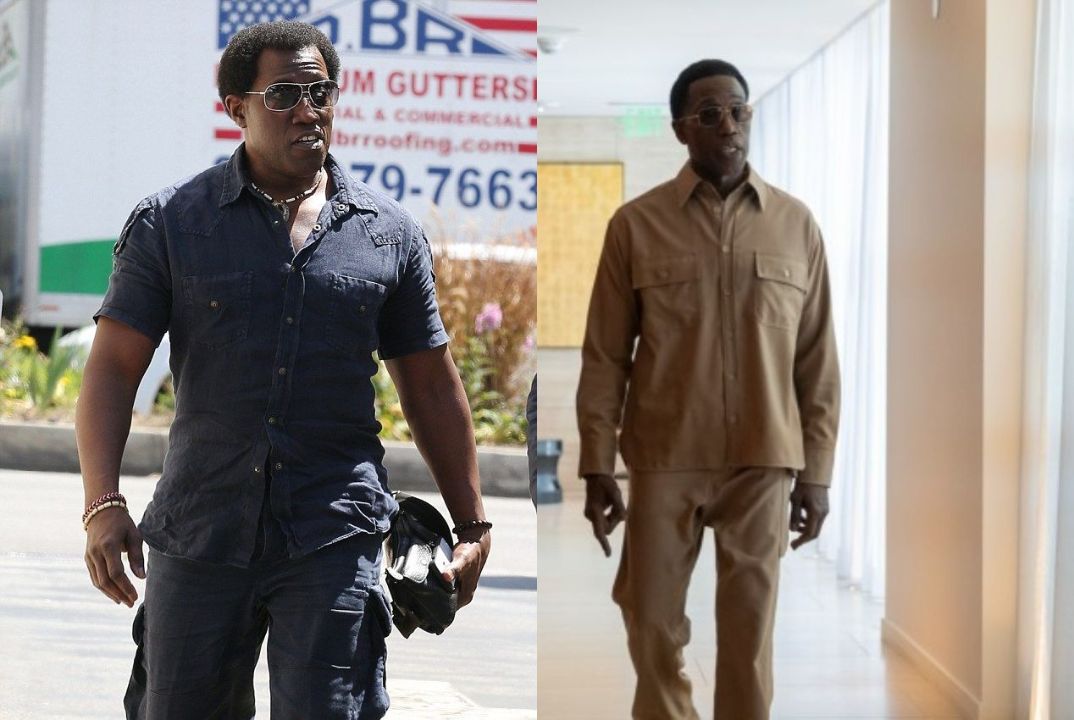 Wesley Snipes before and after weight loss.