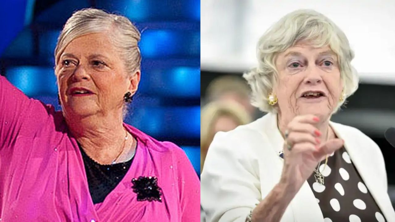 Ann Widdecombe before and after weight loss.