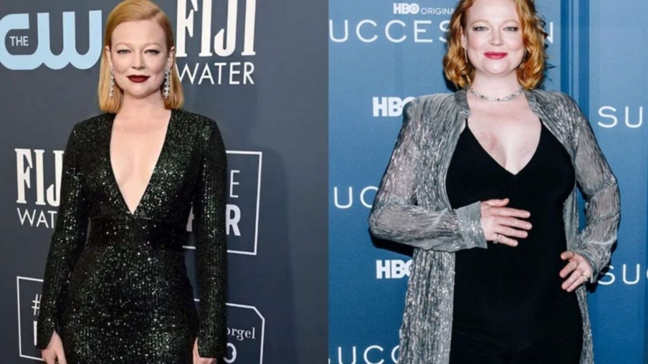 Sarah Snook before and after weight gain.