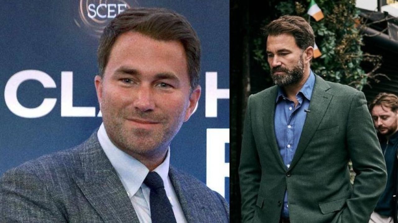 Eddie Hearn before and after weight loss.