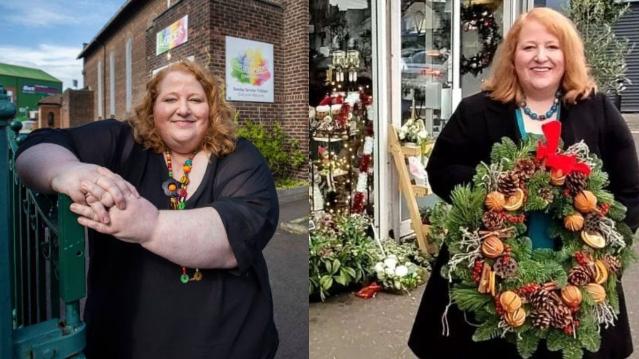 Naomi Long before ad after weight loss.