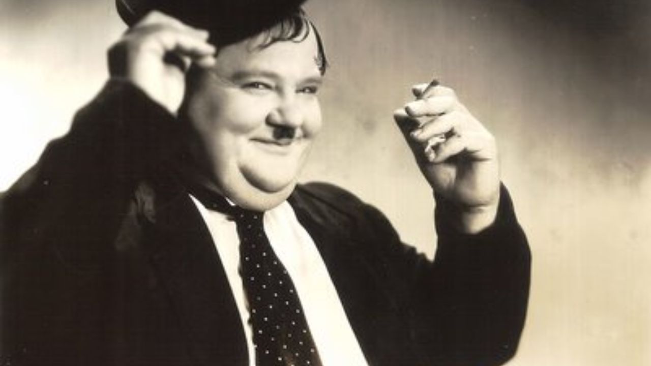 Oliver Hardy before weight loss.
