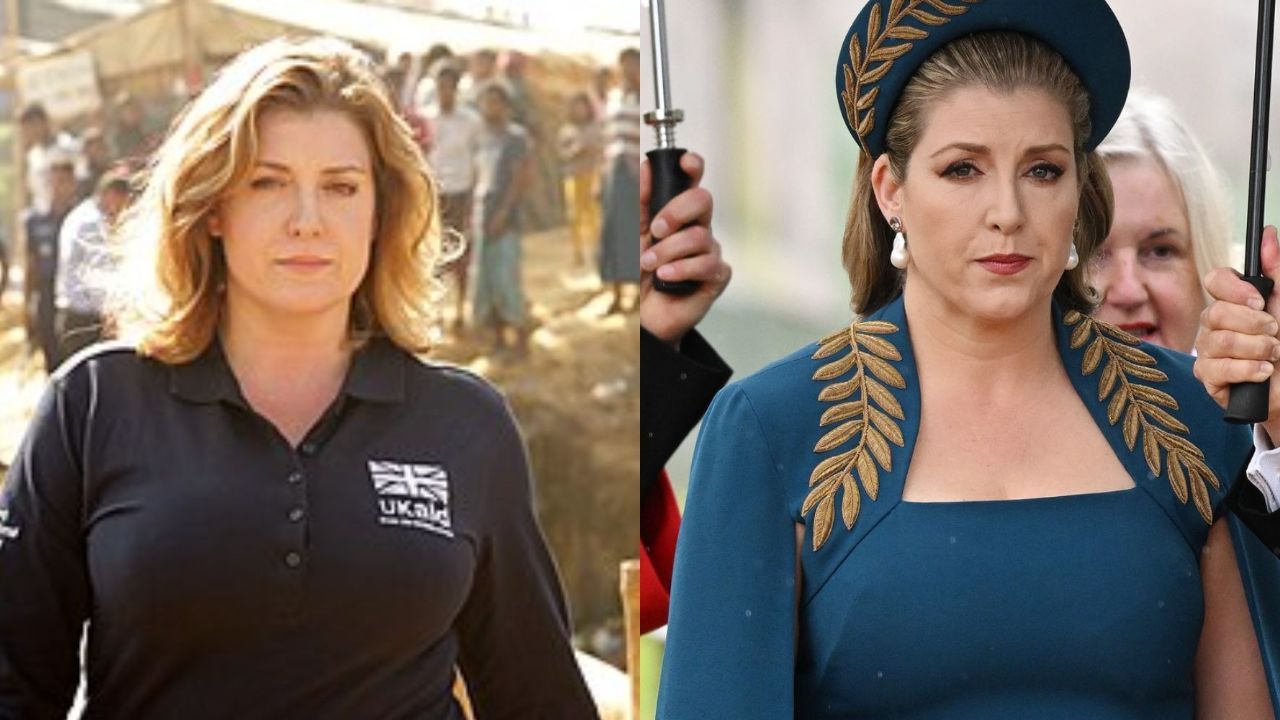 Penny Mordaunt before and after weight loss.