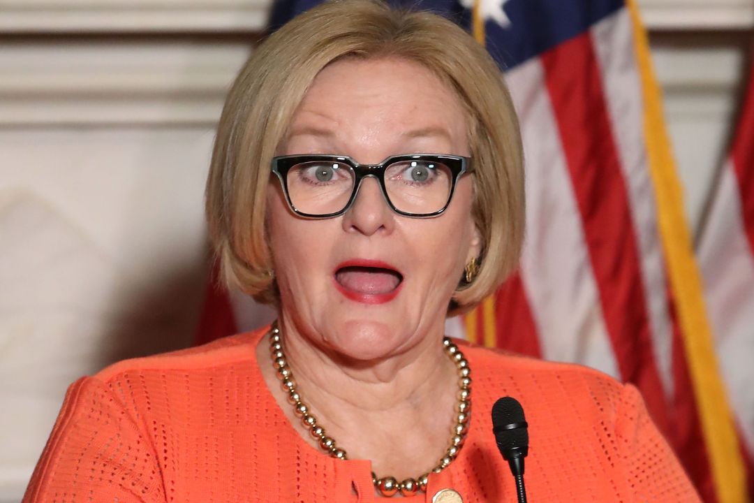 Claire McCaskill likely get plastic surgery to counteract the effects of aging. weightandskin.com 