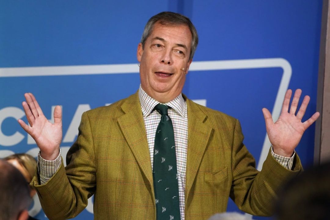 Nigel Farage before the weight loss. weightandskin.com