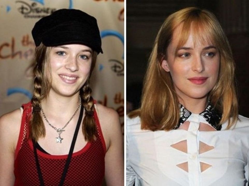 Dakota Johnson possibly had a nose job, because her nose is no longer as huge and round as it was. weightandskin.com