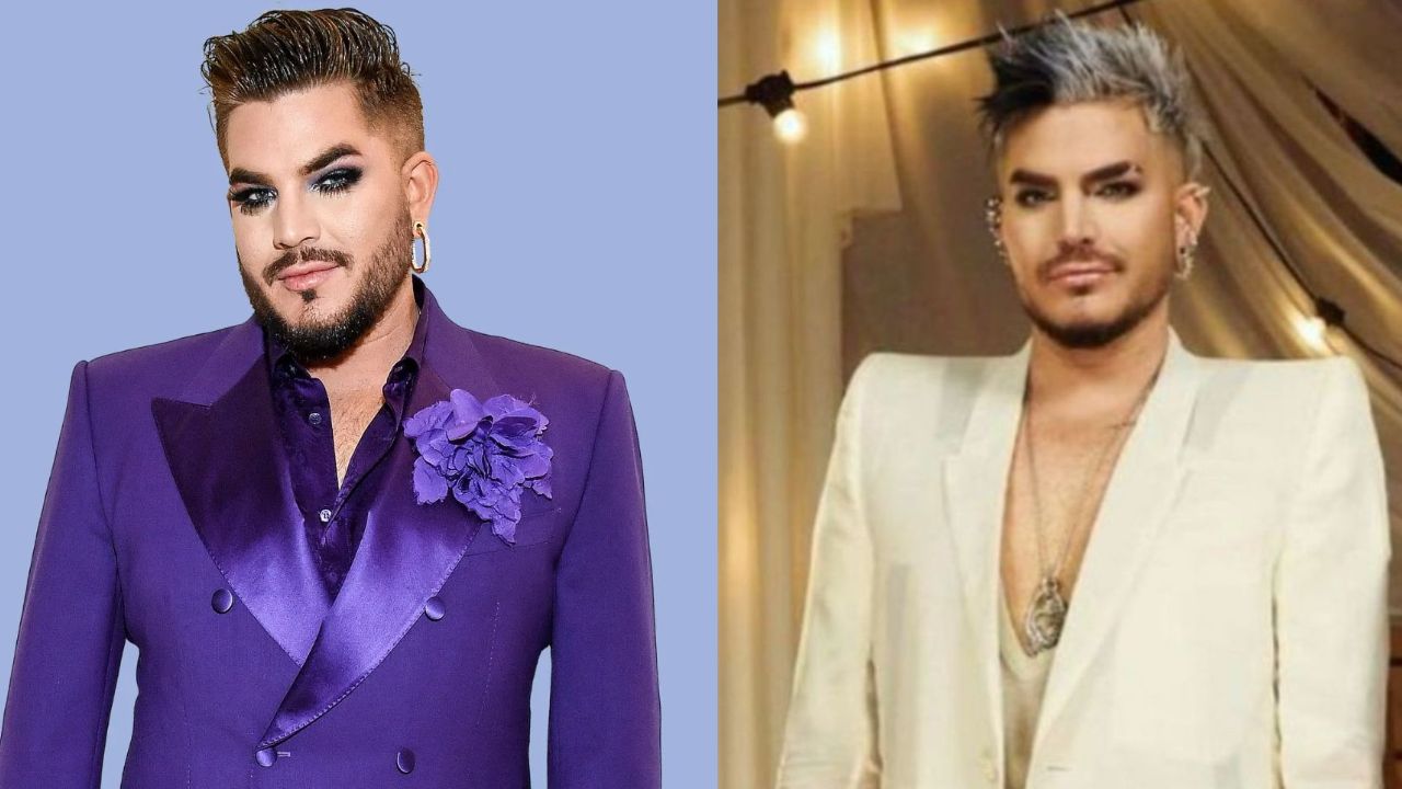 Adam Lambert before and after losing weight. weightandskin.com