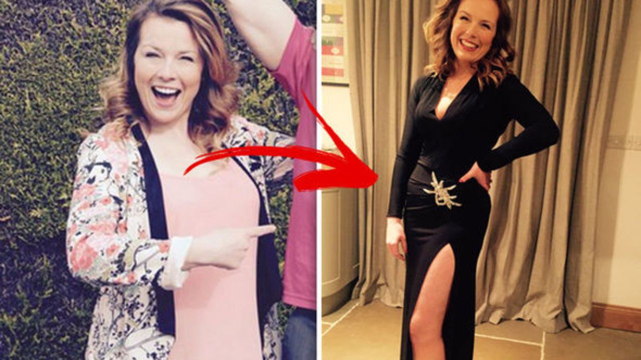 Christina Trevanion before and after losing weight. weightandskin.com